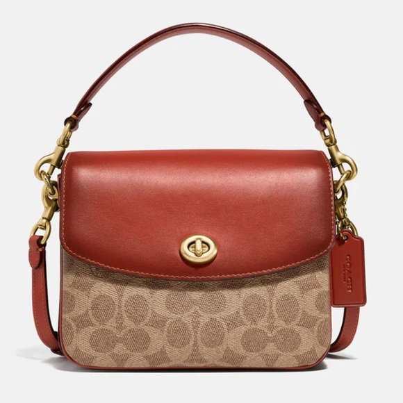 CASSIE CROSSBODY 19 IN SIG CANVAS | NEW | MESSAGE FOR INQUIRIES - Picture 1 of 5
